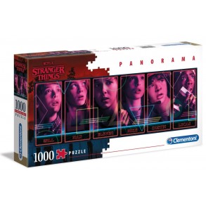 Puzzle Stranger Things Panorama 1.000 piezas