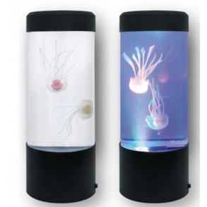 Acuario Decorativo Multicolor Medusas