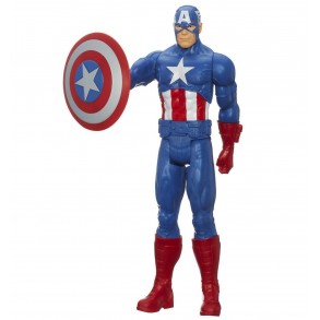 Figura Capitán América Serie Titan 30 cm.