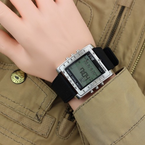 Reloj Deportivo Metálico Mando a Distancia
