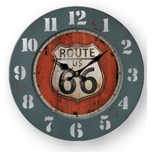 Reloj Pared Route 66