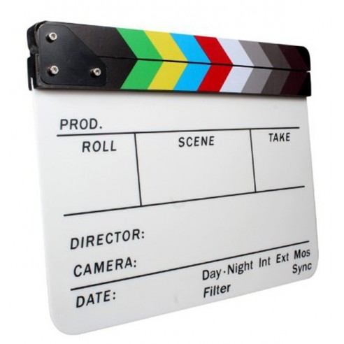 Claqueta Director de Cine acrílica