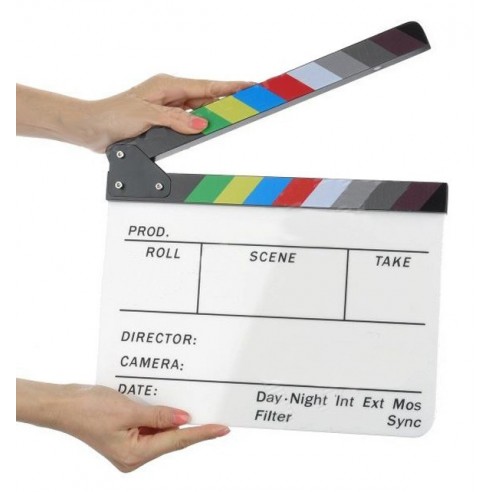 Claqueta Director de Cine acrílica