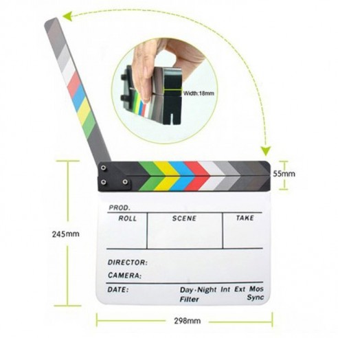 Claqueta Director de Cine acrílica