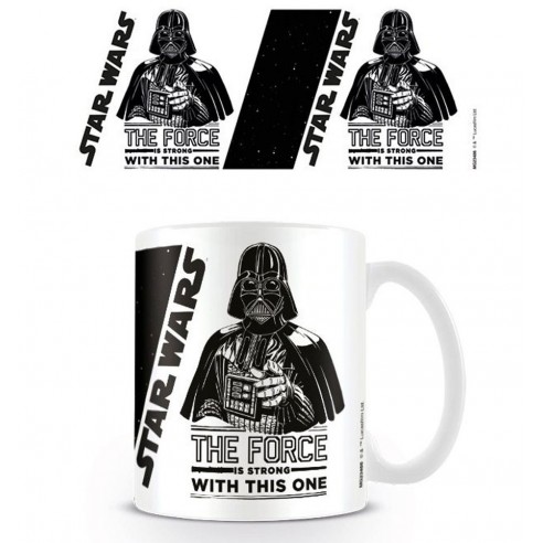 Star Wars Taza Darth Vader The Force Is Strong with This One