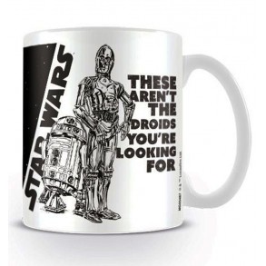 Taza Star Wars Droides R2D2 y C-3PO