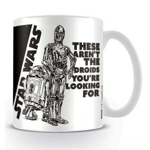 Taza Star Wars Droides R2D2 y C-3PO