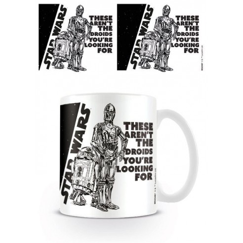 Taza Star Wars Droides R2D2 y C-3PO