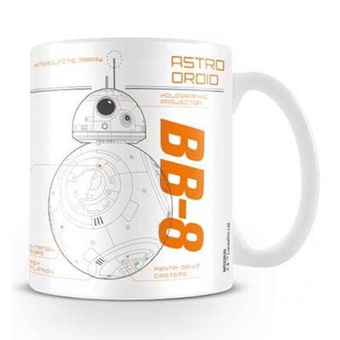 Taza Star Wars Episodio VII BB-8 Sketch