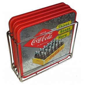Set Posavasos Diseño Coca-Cola 