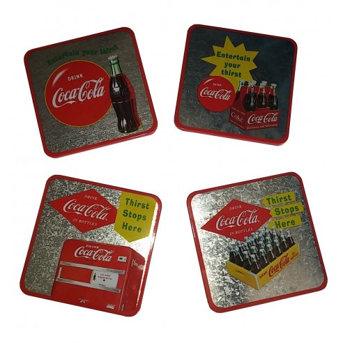 Set Posavasos Diseño Coca-Cola 