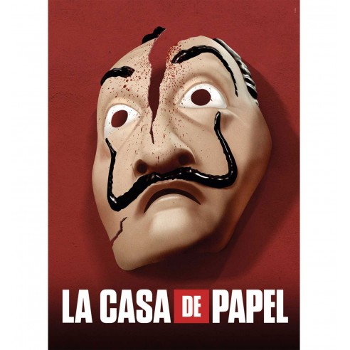 Puzzle La Casa de Papel Broken Mask 1.000 piezas