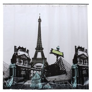 Cortina de Baño Torre Eifel