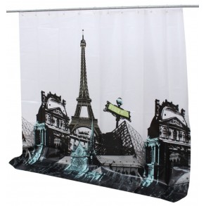 Cortina de Baño Torre Eifel 2