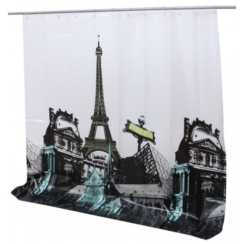 Cortina de Baño Torre Eifel