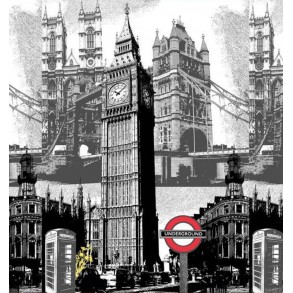 Cortina Baño Big Ben Underground