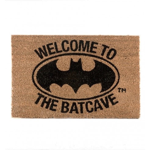 Felpudo Fibra Coco Logo Batman The Batcave