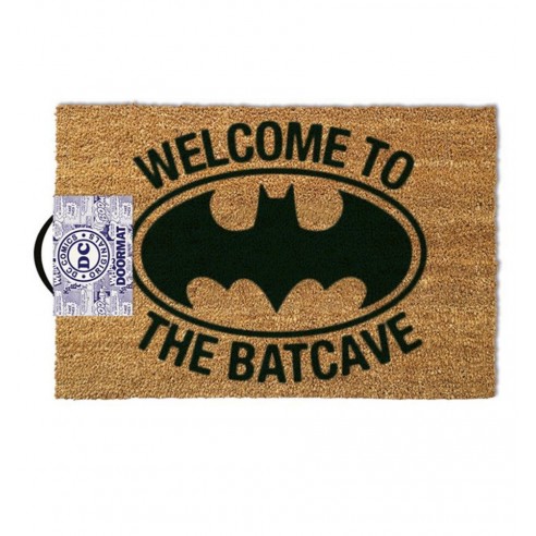 Felpudo Fibra Coco Logo Batman The Batcave