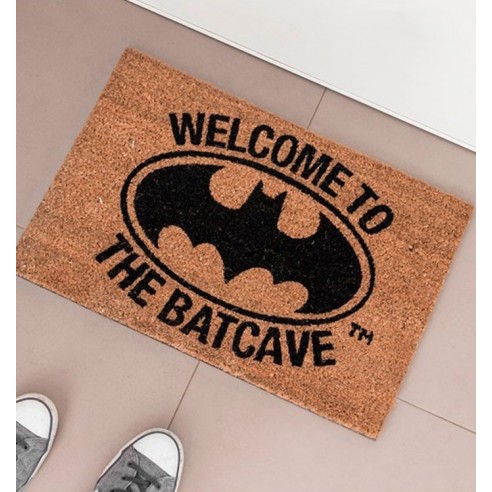Felpudo Fibra Coco Logo Batman The Batcave