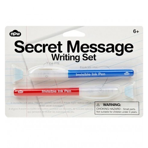 Pack 2 rotuladores Tinta Invisible