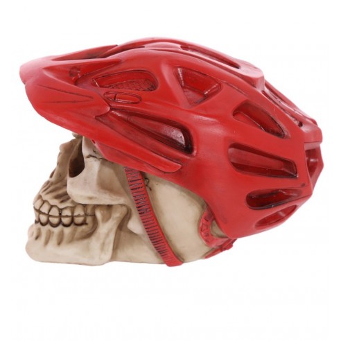 Calavera con Casco de Ciclista