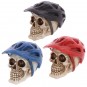 Calavera con Casco de Ciclista