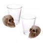 Chupito de Cristal con Calavera