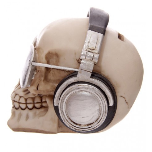 Hucha Calavera Auriculares y Gafas de Sol