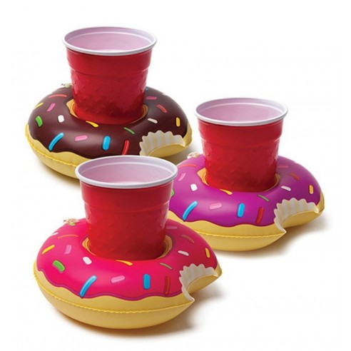 Posavasos para Piscina tipo Donuts (pack de 3)