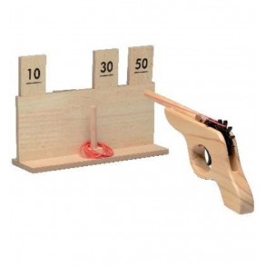 Juego Shooter Pistola Madera
