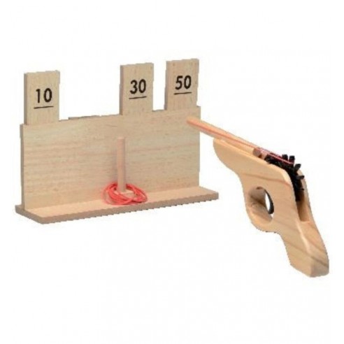 Juego Shooter Pistola Madera