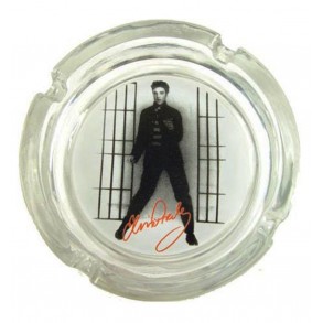 Cenicero Cristal Elvis Presley Rock de la Carcel