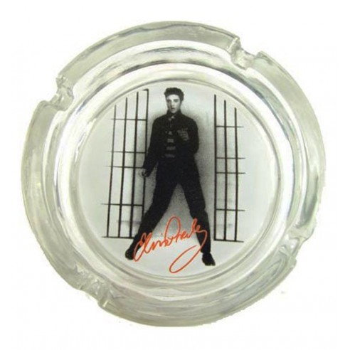Cenicero Cristal Elvis Presley Rock de la Carcel