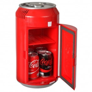Nevera Retro 6 litros (8 latas) con forma Lata de Coca-Cola