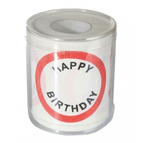 Rollo Papel Higiénico Feliz Cumpleaños