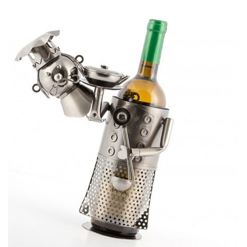 Botellero Metálico Cocinero Jefe