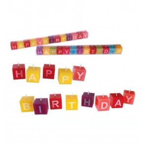 Velas Letras Cumpleaños Feliz