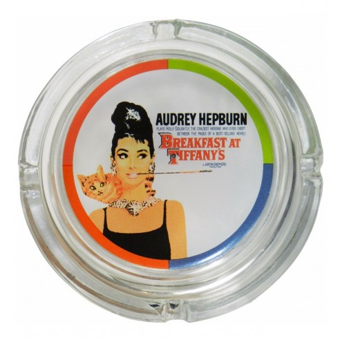 Cenicero Cristal Audrey Hepburn Desayuno con Diamantes