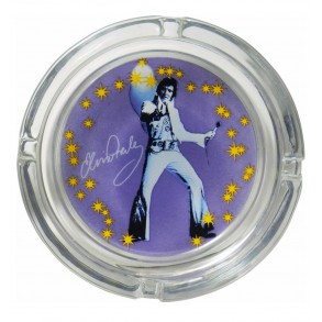 Cenicero Cristal Elvis Presley años 70