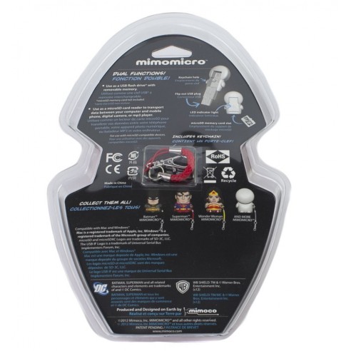 Lector tarjetas USB Superman