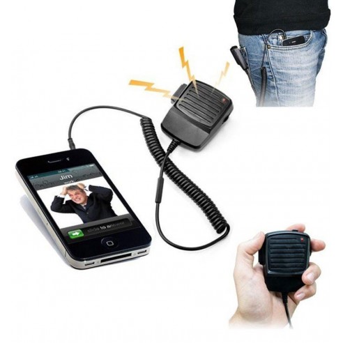 Walkie Talkie Policía Auricular Teléfono