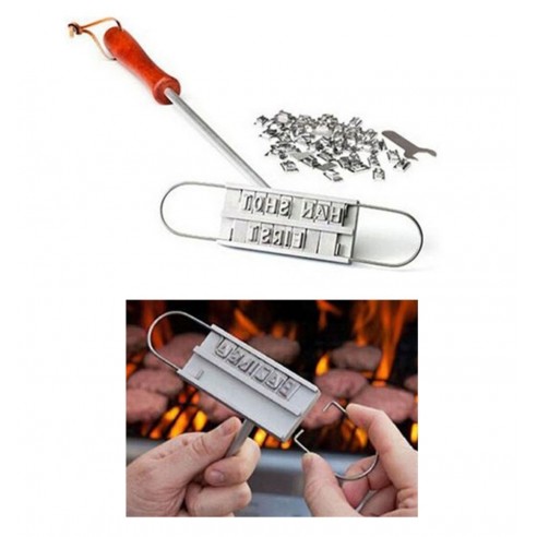 Sello al Fuego para Barbacoas con Letras