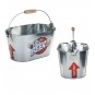 Cubo Metal Ovalado Bebidas Frías