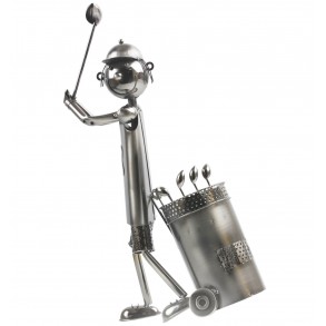 Botellero Metálico Golfista 2