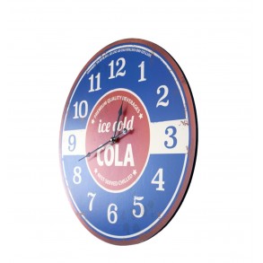 Reloj Retro de Pared de Madera Ice Cold Cola 2