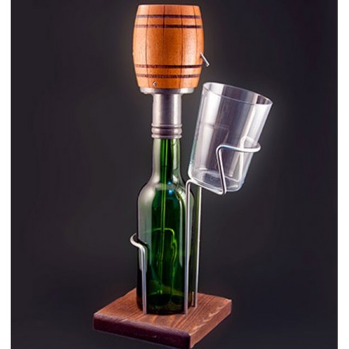Escanciador de Sidra Eléctrico Barril de Madera y Acero