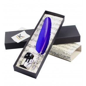 Pluma escritura antigua. Pluma Ave con clave de Sol