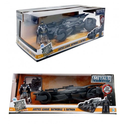 Batmovil Liga de La Justicia con Figura Batman - Escala 1:24