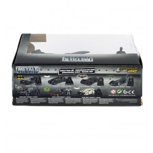 Batmovil Liga de La Justicia con Figura Batman - Escala 1:24