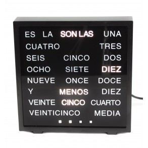 Reloj con Letras Led 2